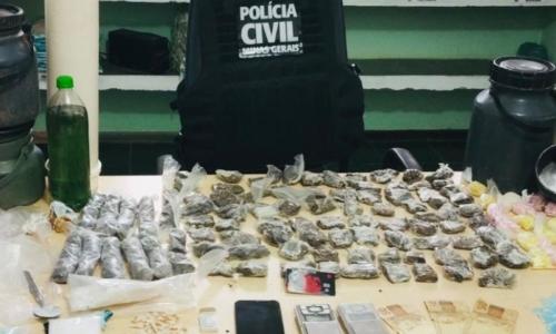 PCMG apreendeu variedade de droga