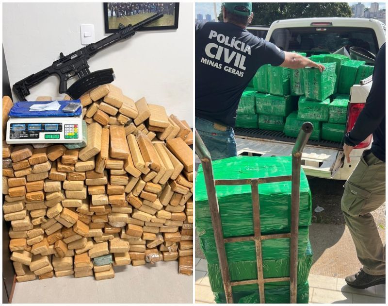 Polícia Civil apreende mais de uma tonelada de drogas e prende sete pessoas em BH