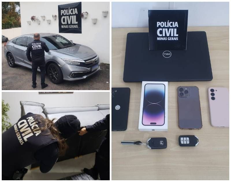 Prejuízo de 5 milhões: homem preso em Poços de Caldas (MG) é suspeito de desviar mais de 500 celulares de empresa de e-commerce