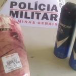 Suspeito tenta sair de mercado com picanha na calça e é preso em flagrante em Minas