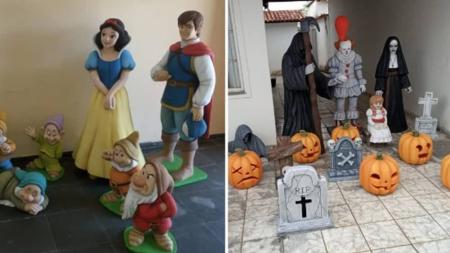 Peças furtadas já tinham sido alugadas para festas infantis