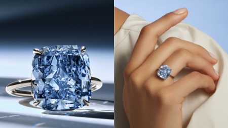 Raríssimo diamante de 10 quilates leiloado por uma fortuna