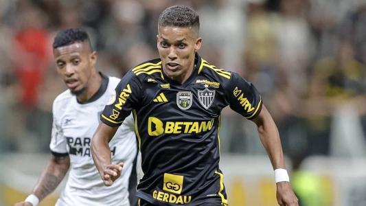 Pedrinho foi destaque do Atlético na vitória sobre o Botafogo