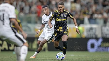 Pedrinho foi destaque na vitória do Atlético sobre o Botafogo na Arena MRV