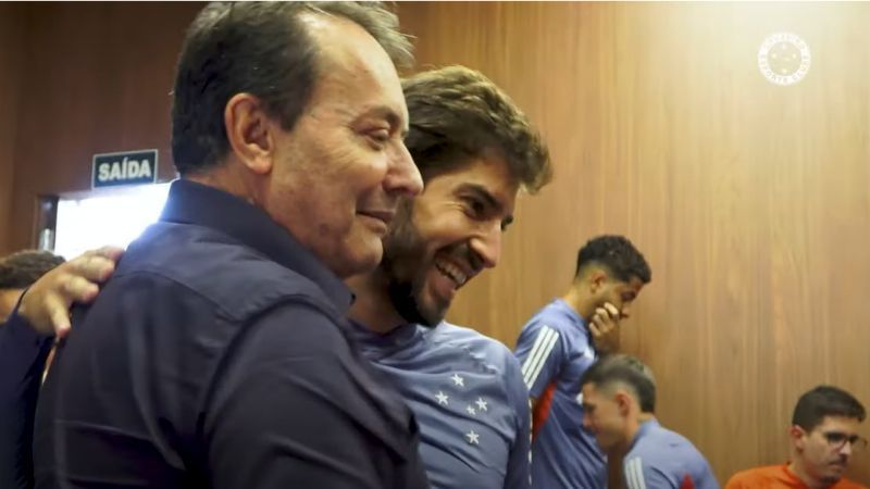 Vídeo mostra primeiro dia da 'era Pedro Lourenço' no Cruzeiro