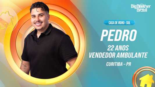 Pedro, participante da região Sul do BBB 26