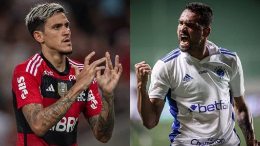 Pedro e Gilberto são destaques ofensivos do Flamengo e do Cruzeiro