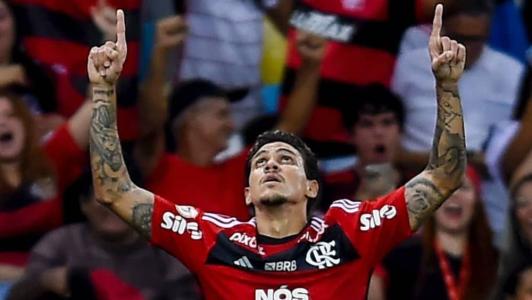 Pedro marcou o primeiro gol da vitória do Flamengo
