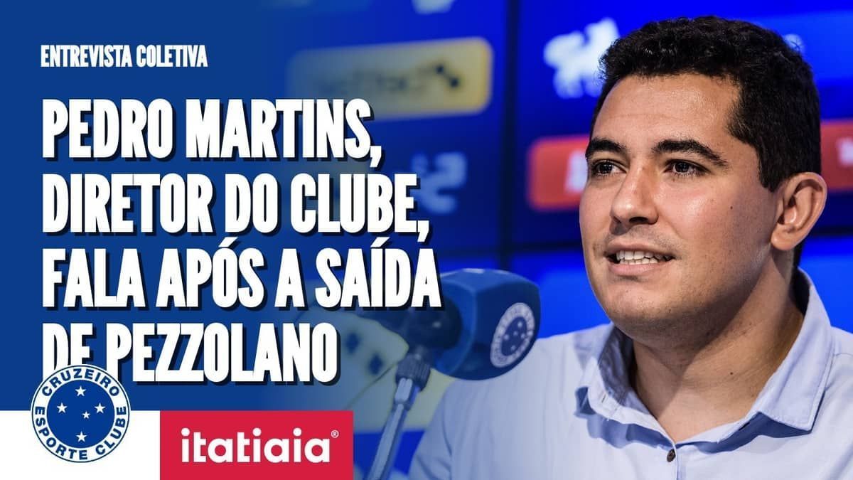 Cruzeiro: veja entrevista de Pedro Martins sobre chegada de técnico Pepa