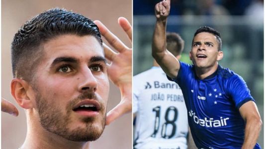 Pedro Raul e Bruno Rodrigues comemoram gols de Vasco e Cruzeiro