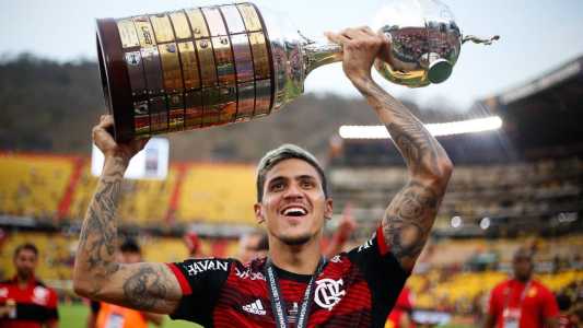 Pedro venceu a Libertadores e Copa do Brasil pelo Flamengo em 2022