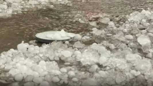 Pelo menos 300 cidades estão em alerta de chuva de granizo