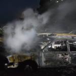 Vídeo: incêndio destrói pelo menos 50 carros no pátio do Detran; confira imagens aéreas