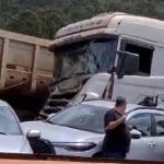 Veja imagens do grave acidente que deixou cinco mortos na BR-381