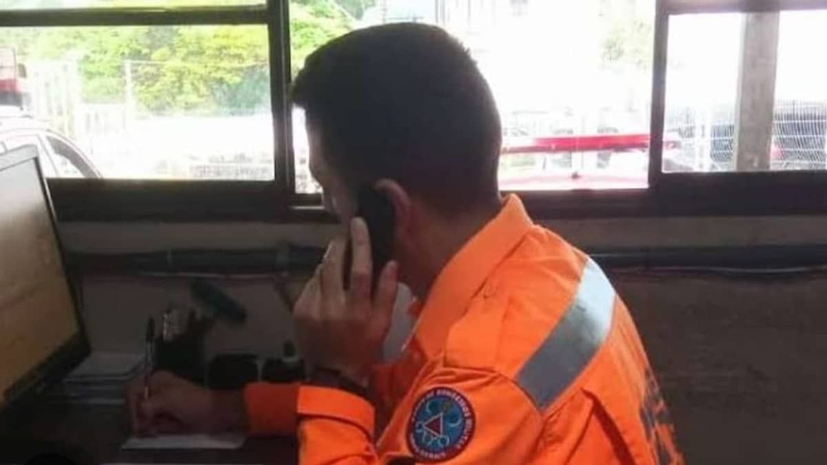 Idosa de 85 anos engasgada é salva pela filha, que recebeu orientações do Corpo de Bombeiros pelo telefone