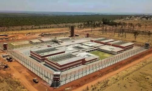 Vista da Penitenciária Federal de Mossoró, no Rio Grande do Norte