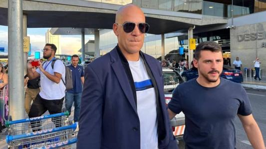 Pepa desembarcou em Confins na tarde dessa quarta-feira (22)