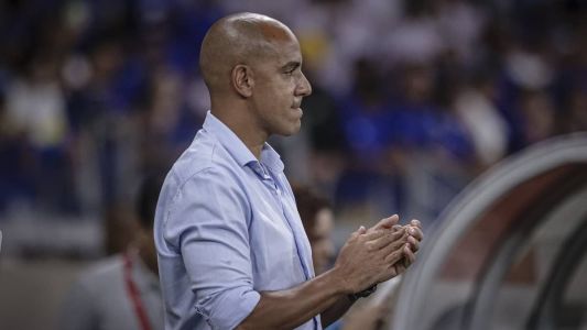Pepa durante partida pelo Cruzeiro