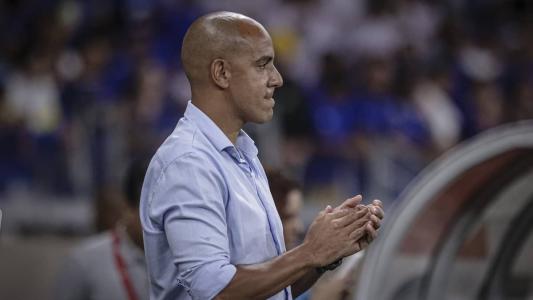 Pepa durante partida pelo Cruzeiro