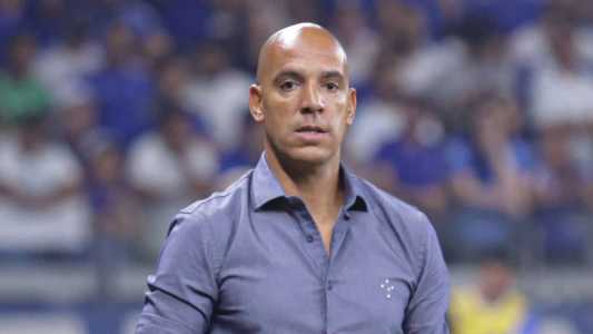 Pepa, técnico do Cruzeiro, no Mineirão