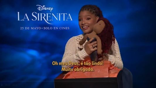 Pequena Sereia: Halle Bailey agradece presente de Maju Coutinho