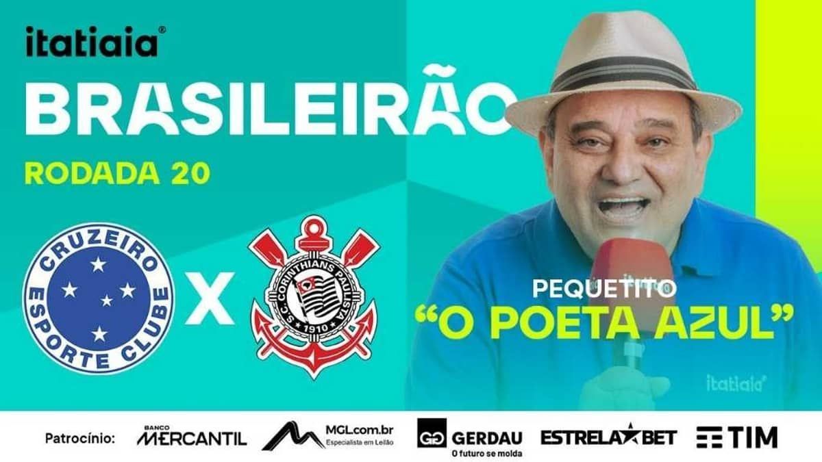 Cruzeiro x Corinthians: assista, ao vivo, à transmissão da Itatiaia