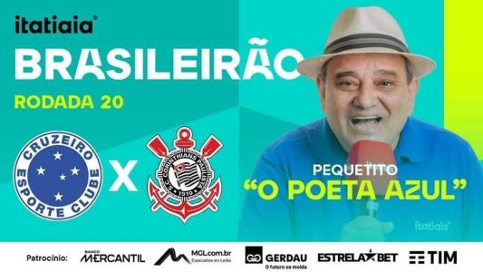Pequetito comanda a transmissão de Cruzeiro x Corinthians