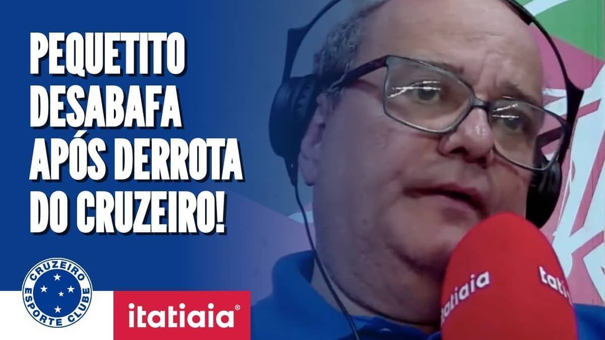 Pequetito desabafa após derrota do Cruzeiro: 'É sofrimento para cima de sofrimento'