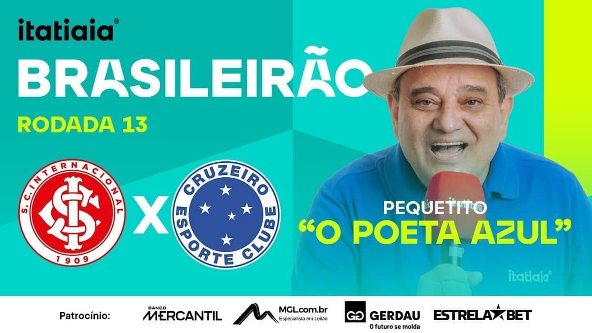Internacional x Cruzeiro: assista, ao vivo, à transmissão da Itatiaia