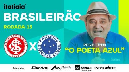 Pequetito vai narrar a partida entre Inter e Cruzeiro, no Beira-Rio