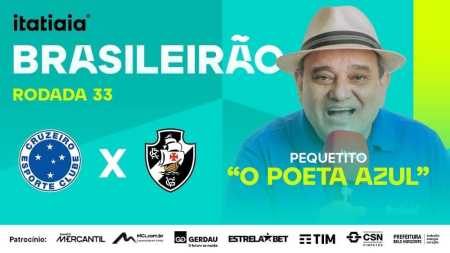 Pequetito vai narrar a partida entre Cruzeiro e Vasco