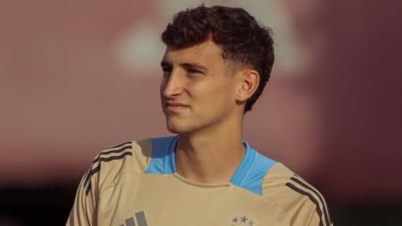 Pérez, jogador da seleção de base da Argentina