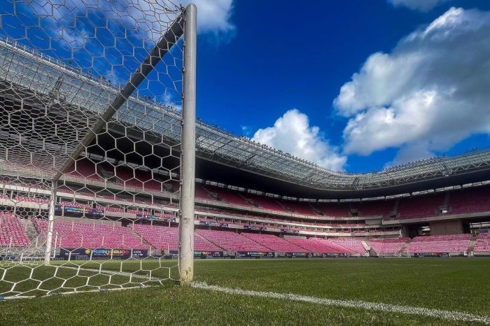 Arena de Pernambuco, em São Lourenço da Mata (PE), será palco do confronto Arena de Pernambuco, em São Lourenço da Mata (PE), será palco do confronto