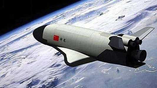 Perspectiva artística do avião espacial da China