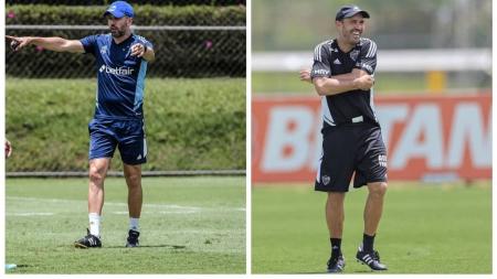 Pezzolano e Coudet farão duelo à parte no clássico 'fora do comum' desta segunda-feira