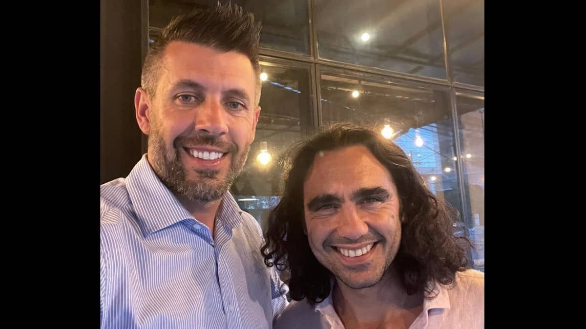Cruzeiro: Pezzolano e Sorin se encontram ‘para um café’, em Nova Lima