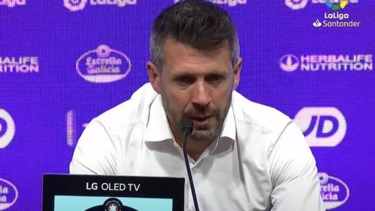 Pezzolano foi às lágrimas após rebaixamento do Valladolid