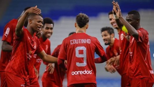 Phillipe Coutinho fez o gol da vitória do Al-Duhail