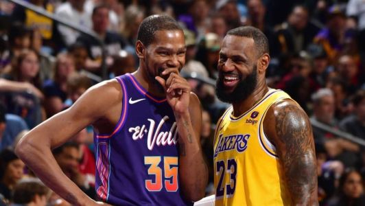 Phoenix Suns, de Kevin Durant, e Los Angeles Lakers, de LeBron James, vão se enfrentar nas quartas de final