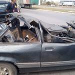 Idoso de 86 anos perde controle de veículo e capota carro em BH