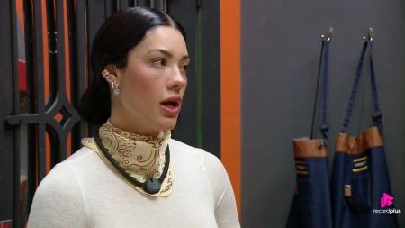 Rayane disse ter se machucado após queda