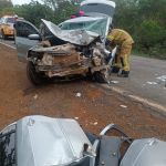 Mulher grávida morre após acidente na MG-181, em Brasilândia de Minas
