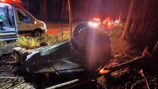 Veículo foi encontrado fora da pista