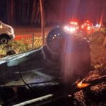 Homem morre após carro que dirigia capotar na MG-435, em Caeté