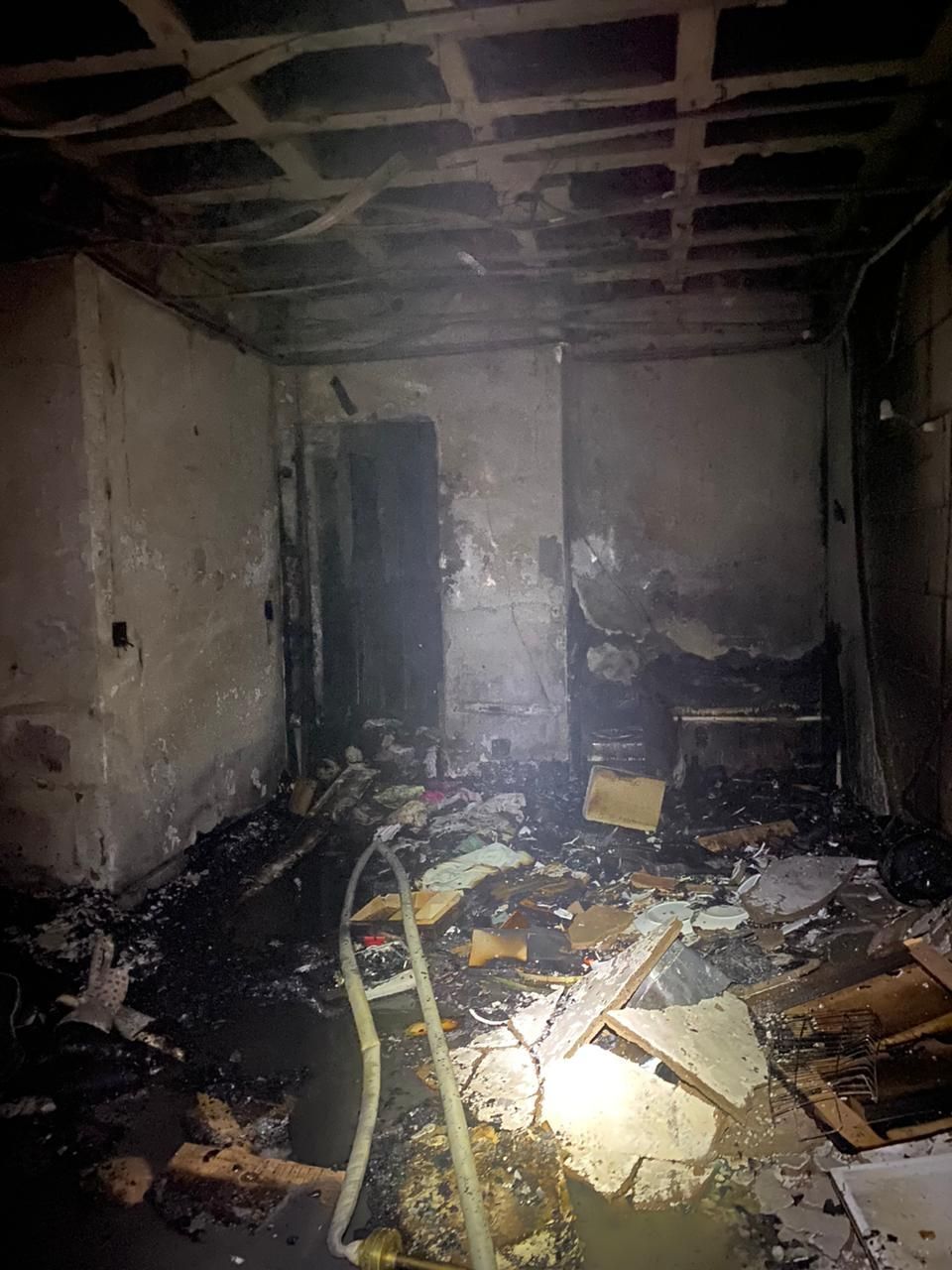 Incêndio no Lourdes: veja imagens dos apartamentos destruídos pelo fogo