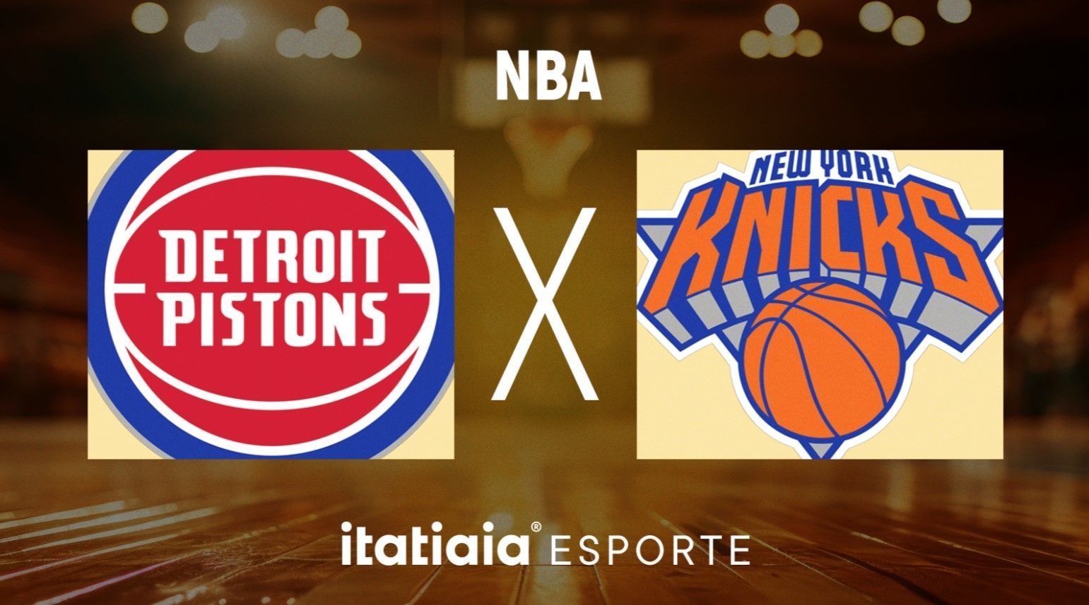 Horário e onde assistir ao vivo Detroit Pistons x  New York Knicks, pela NBA