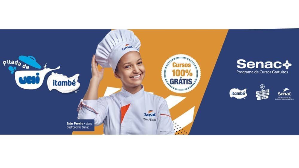Projeto Pitada de Uai Itambé com Senac+ oferece minicursos gratuitos na área da gastronomia