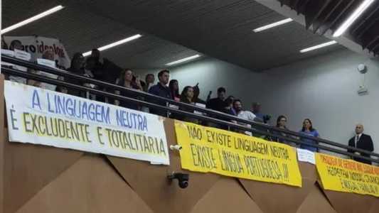 PL para barrar a linguagem neutra foi aprovado pelo Legislativo municipal em abril