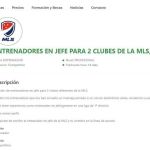 Clubes da MLS procuram por treinadores em plataforma online