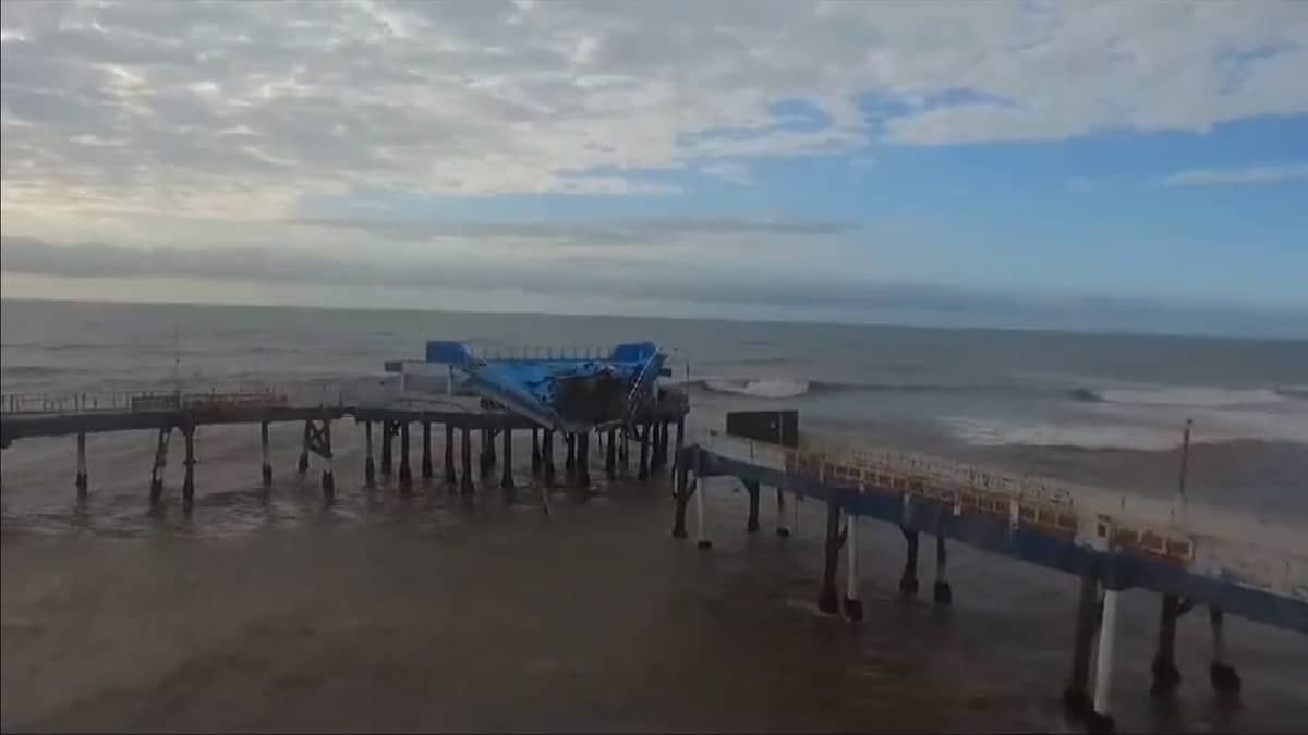 Vídeo: ponto turístico desaba e assusta moradores no Rio Grande do Sul